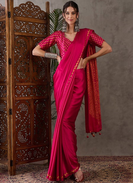 Lux 7 Semi Modal Fancy Printed Saree Wholesale Market In Surat